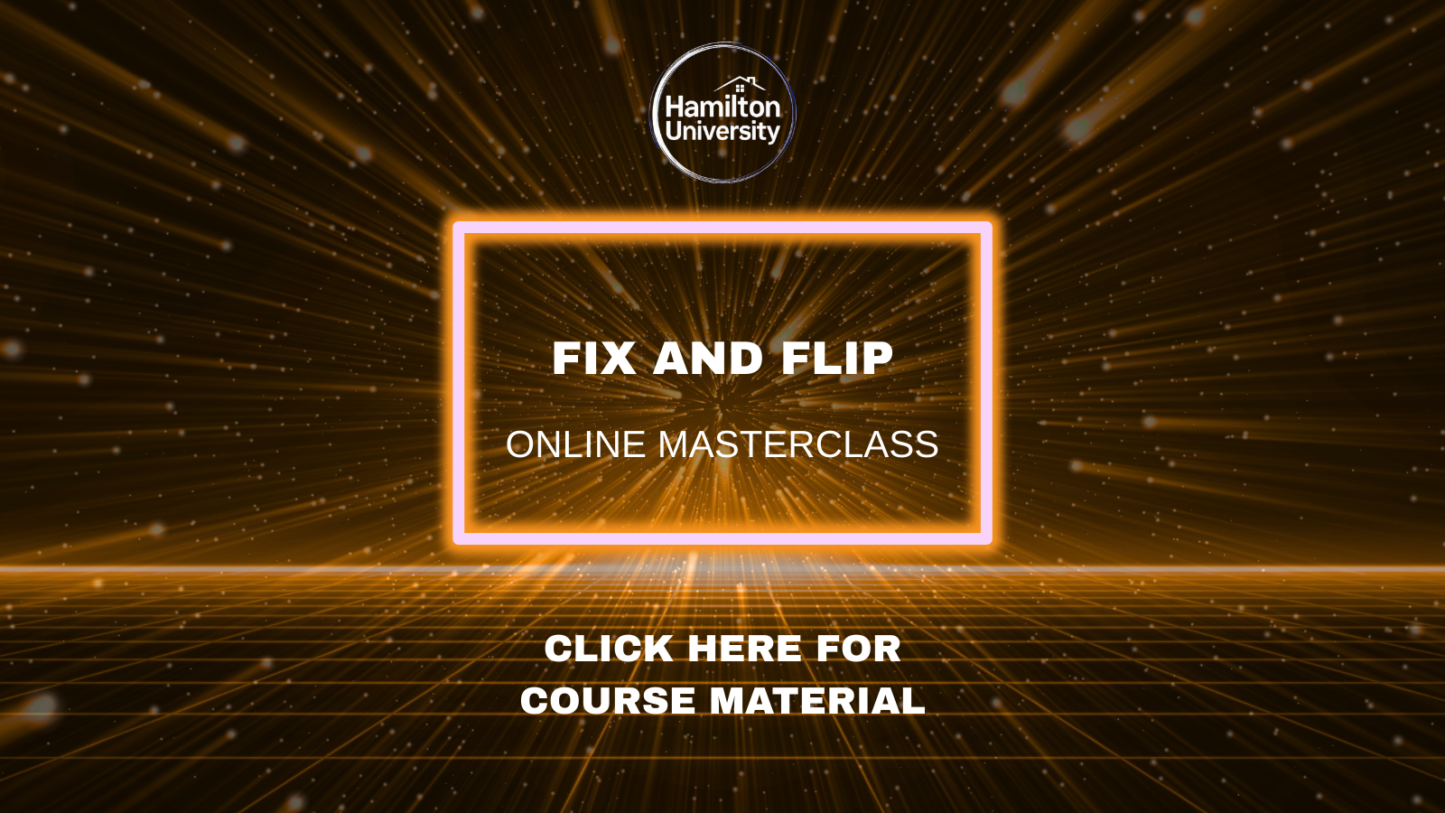 Property Flipping Online Training Course